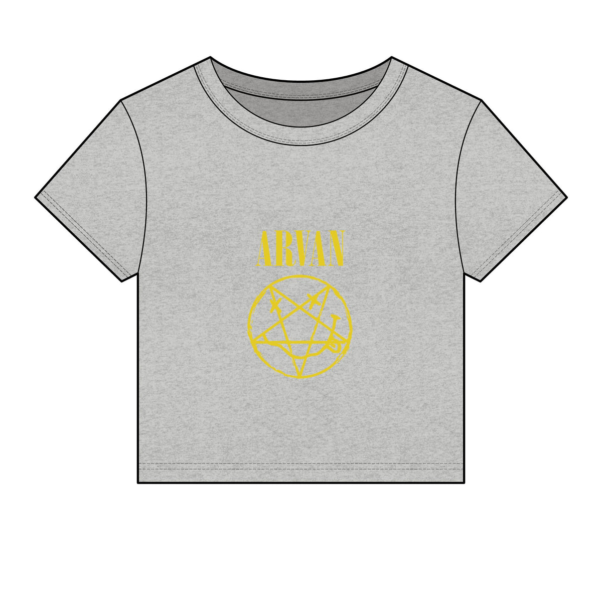 Arvan — Smiley Pentagram — Baby Tee