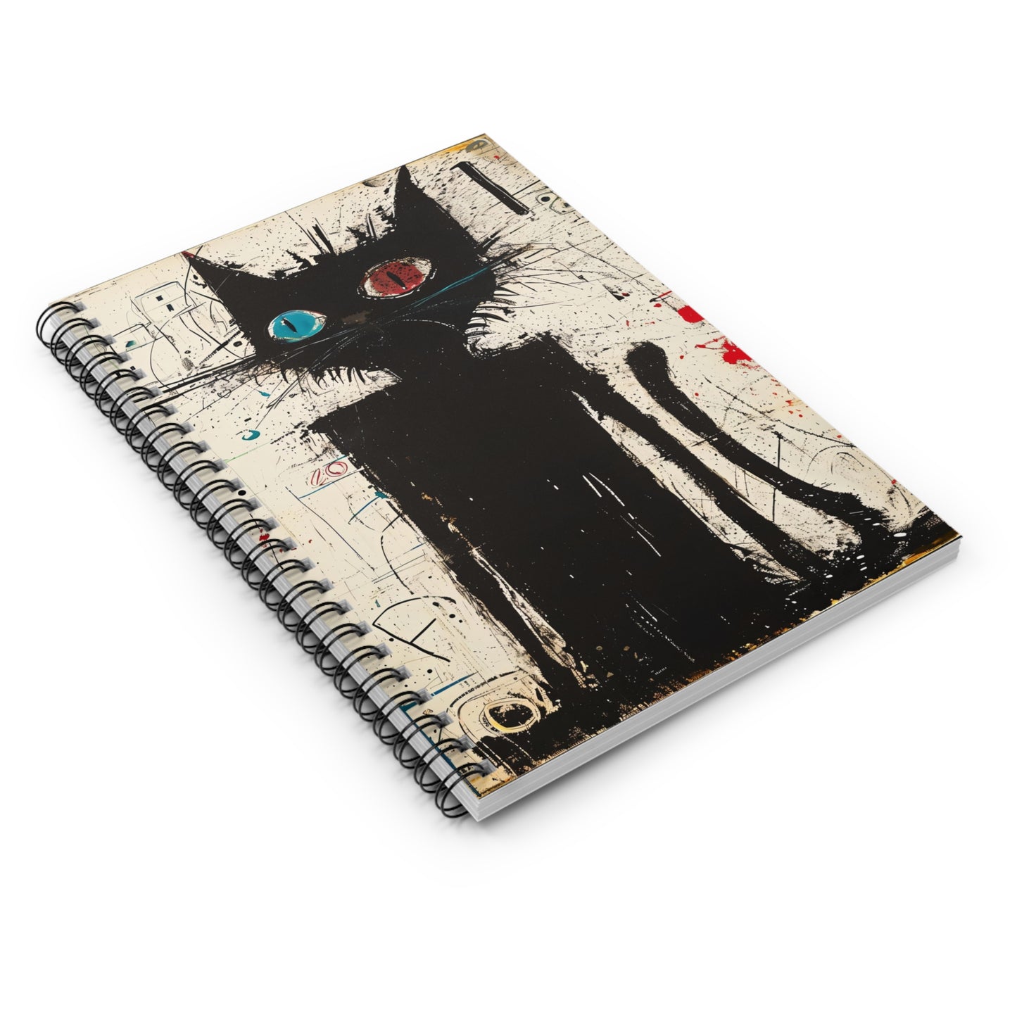 " The Cat" Spiral Notebook - Ruled Line