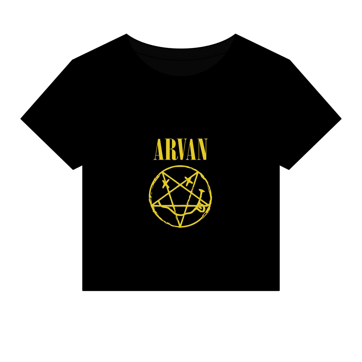 Arvan — Smiley Pentagram — Baby Tee