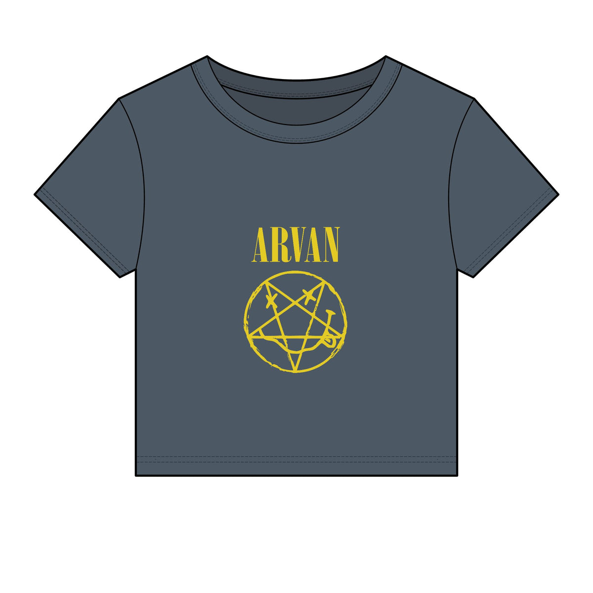 Arvan — Smiley Pentagram — Baby Tee