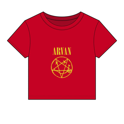 Arvan — Smiley Pentagram — Baby Tee