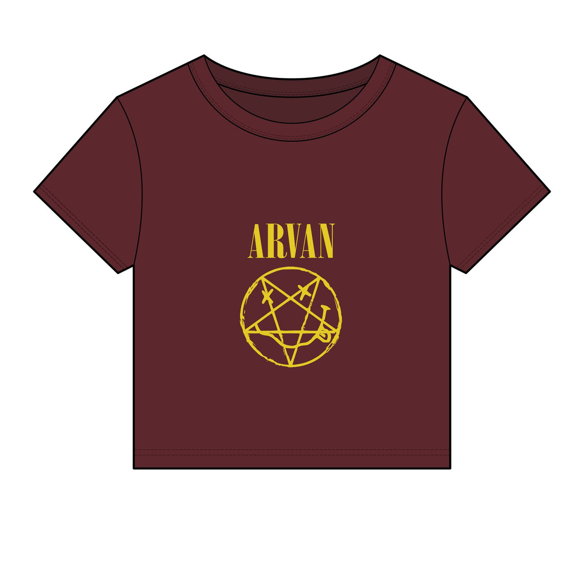 Arvan — Smiley Pentagram — Baby Tee