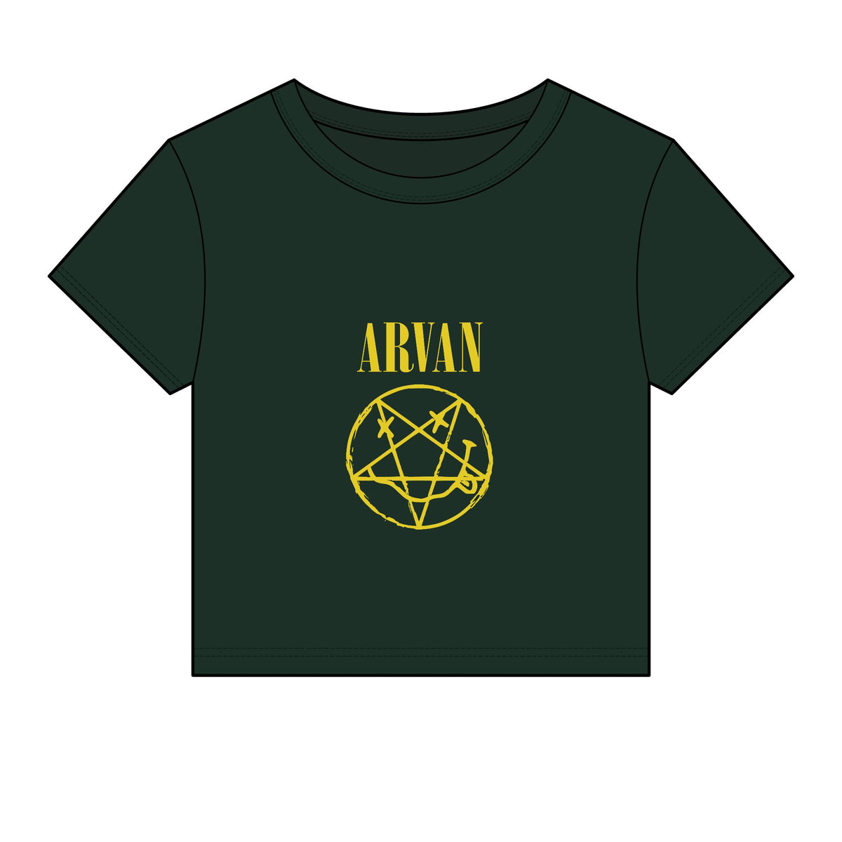 Arvan — Smiley Pentagram — Baby Tee