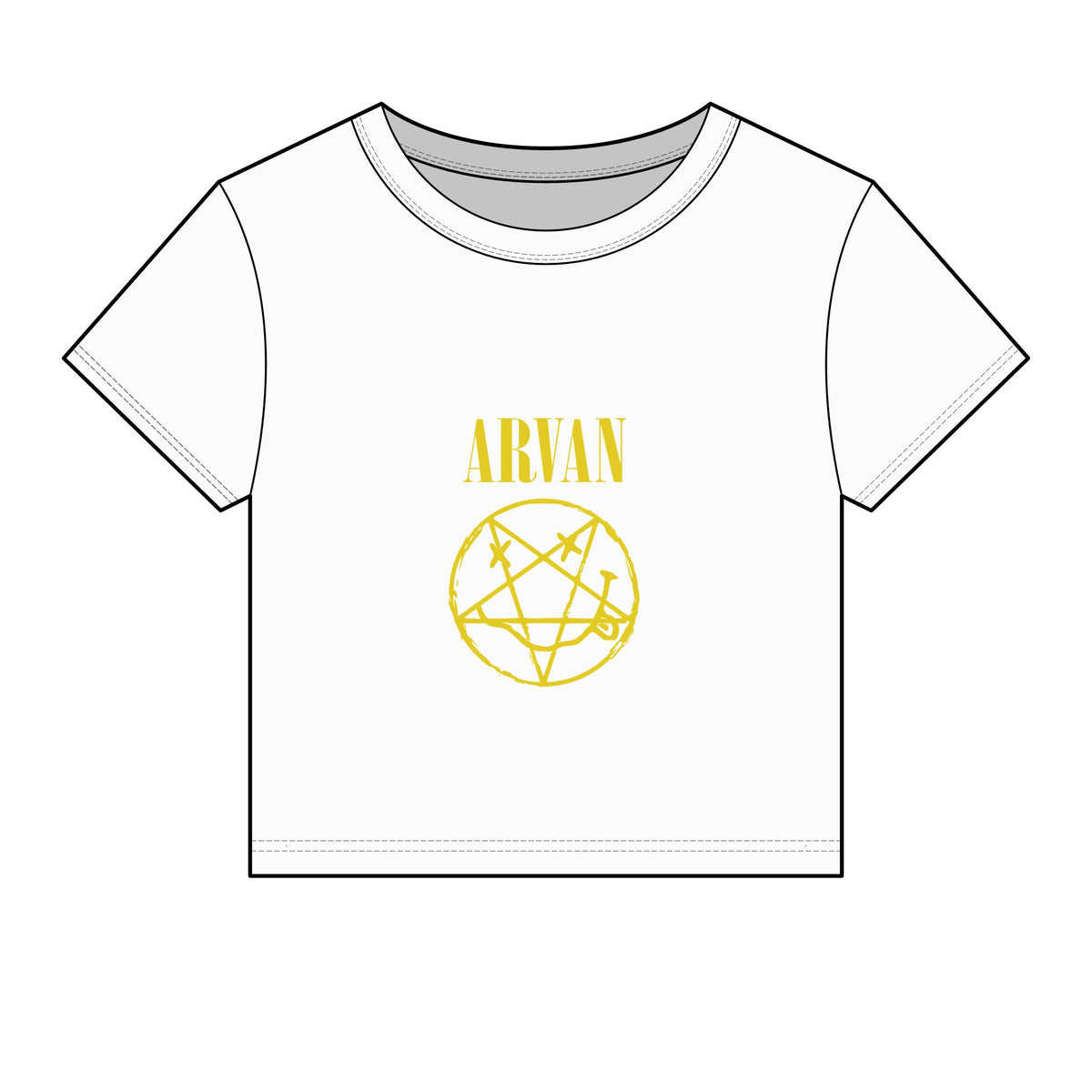 Arvan — Smiley Pentagram — Baby Tee