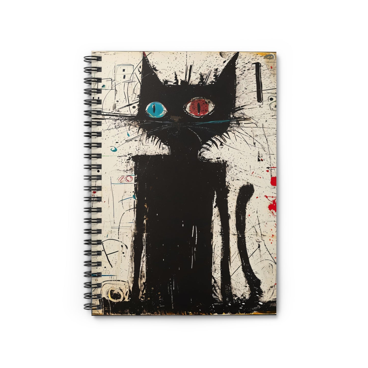 " The Cat" Spiral Notebook - Ruled Line