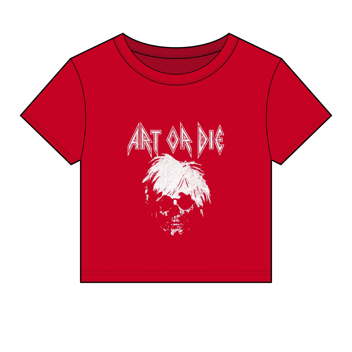Art Or Die — Warskull — Baby Tee
