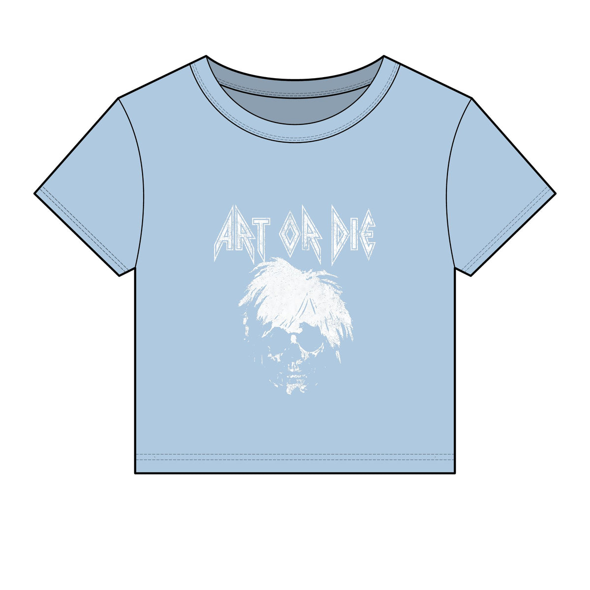 Art Or Die — Warskull — Baby Tee
