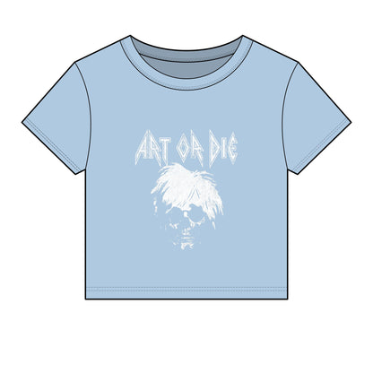 Art Or Die — Warskull — Baby Tee