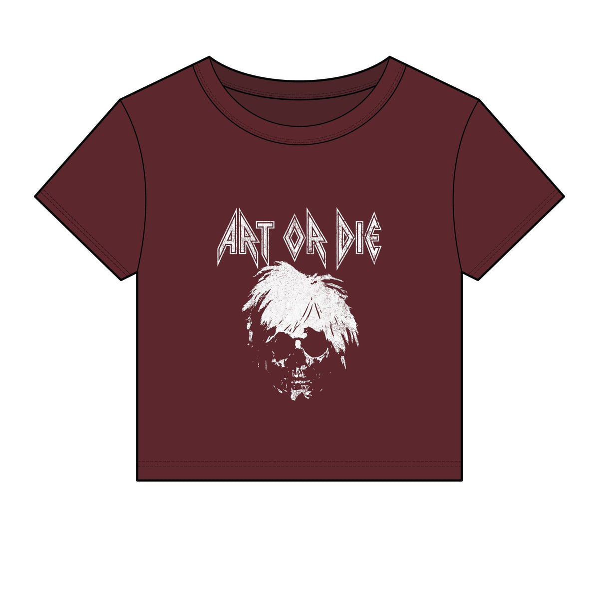 Art Or Die — Warskull — Baby Tee