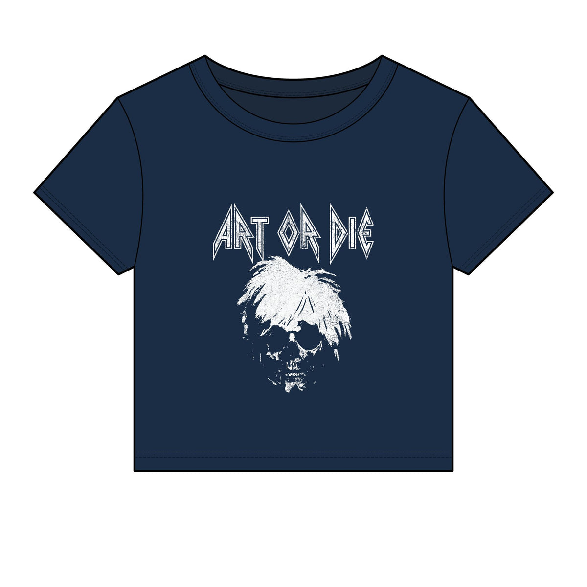 Art Or Die — Warskull — Baby Tee