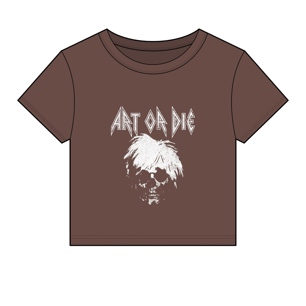 Art Or Die — Warskull — Baby Tee