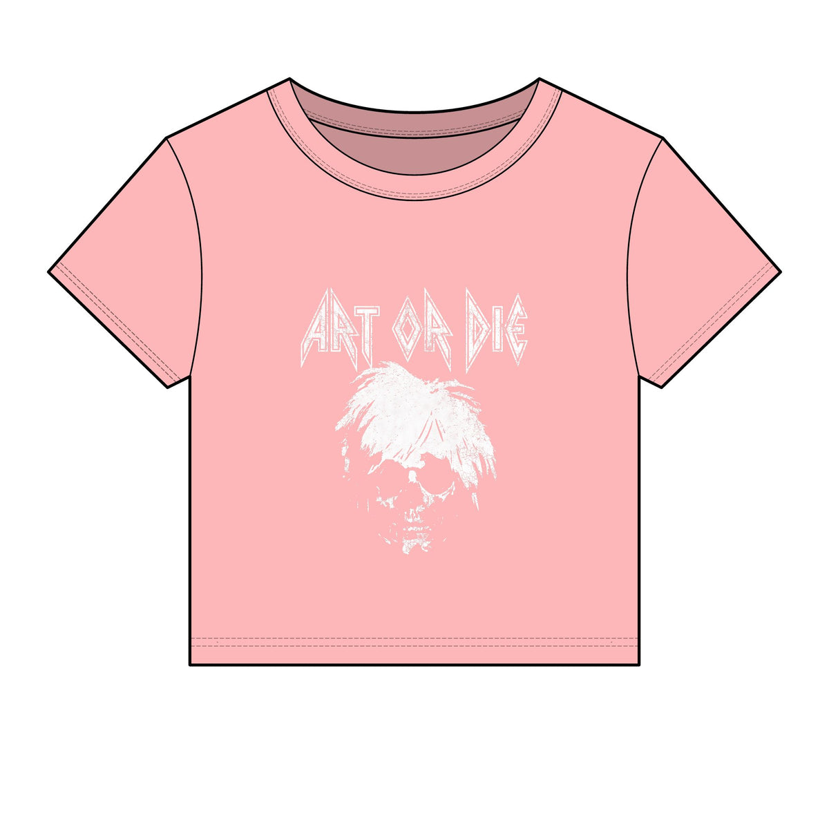 Art Or Die — Warskull — Baby Tee