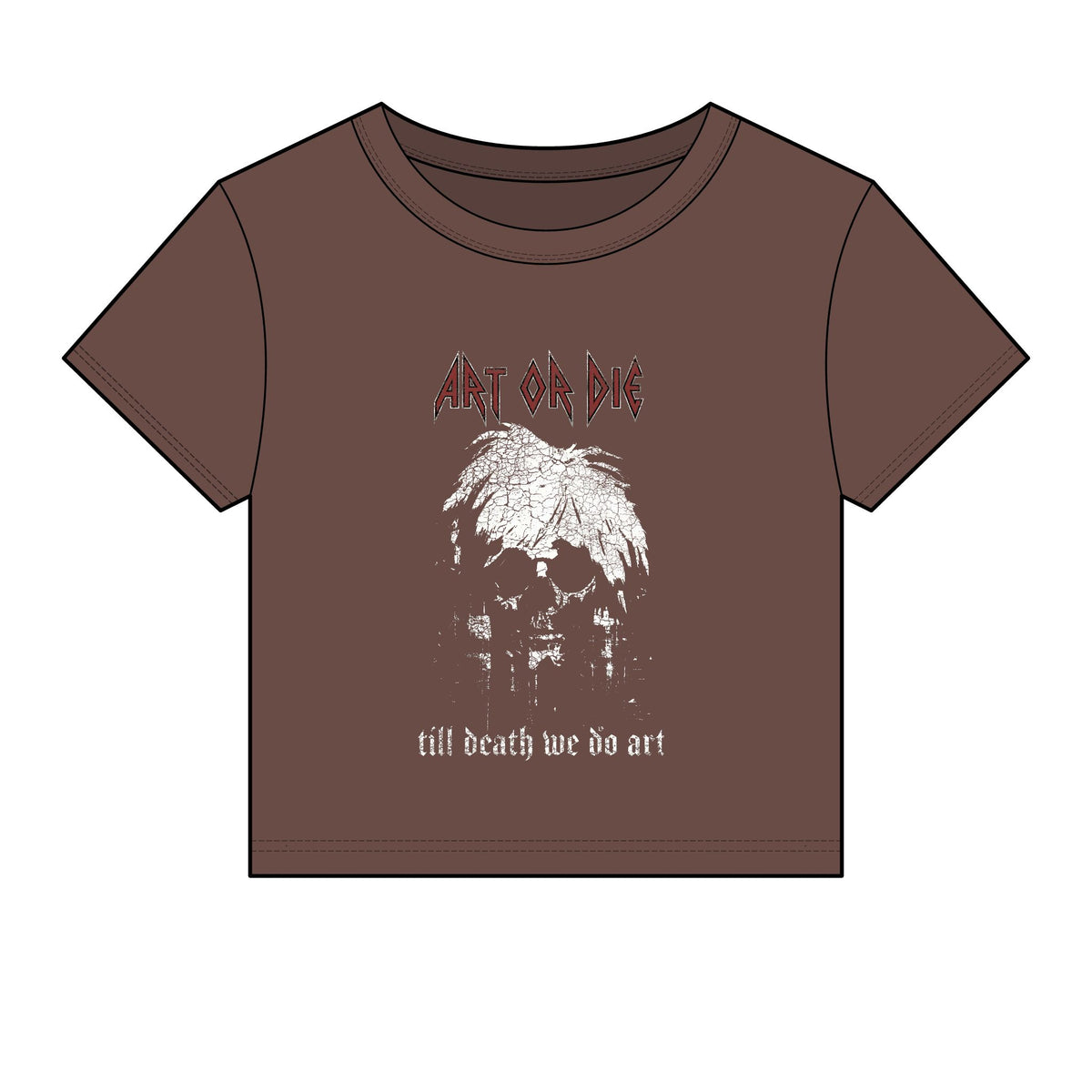 Art Or Die — Till Death — Baby Tee