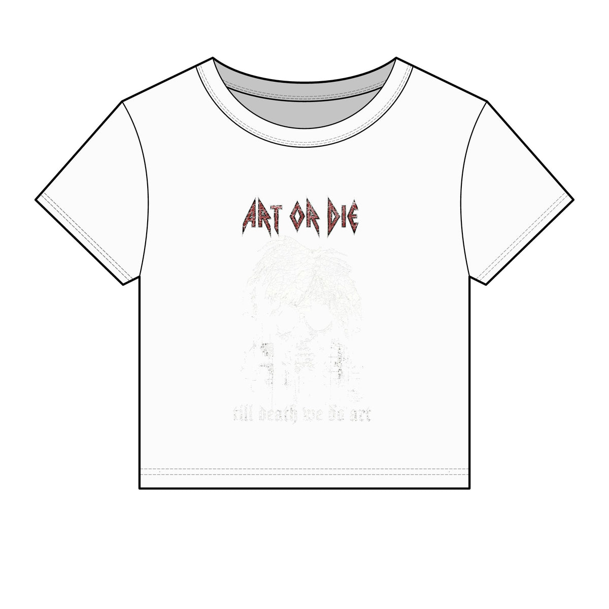 Art Or Die — Till Death — Baby Tee
