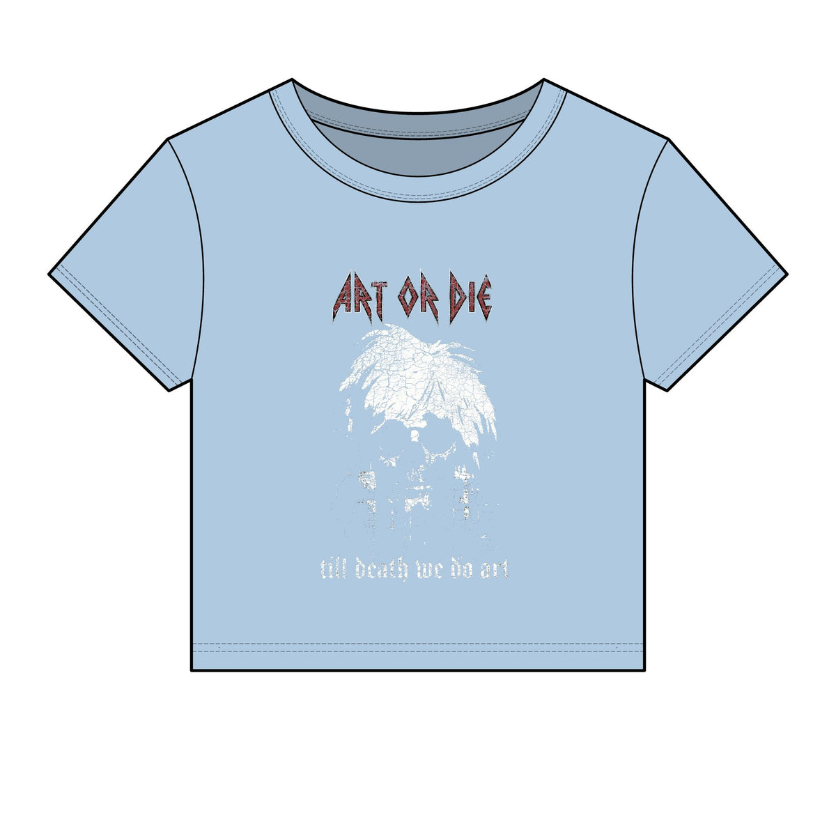 Art Or Die — Till Death — Baby Tee