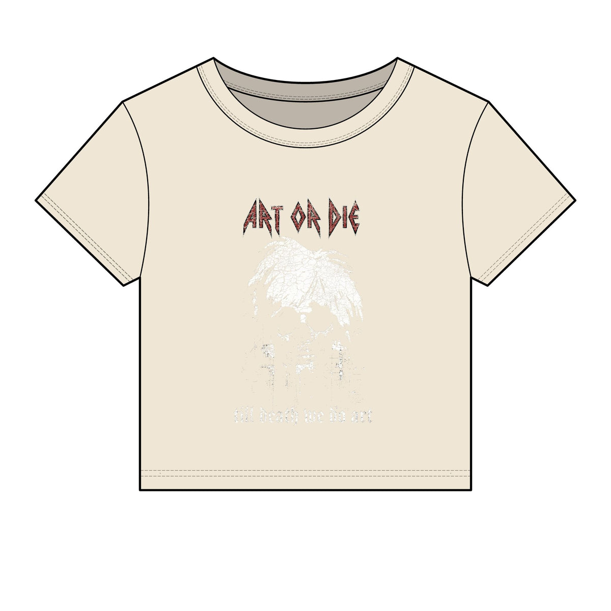 Art Or Die — Till Death — Baby Tee
