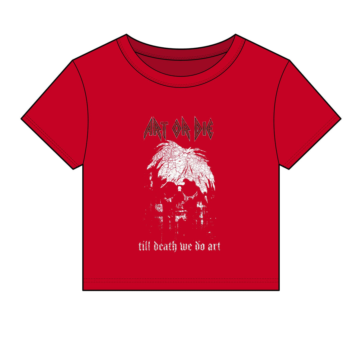 Art Or Die — Till Death — Baby Tee