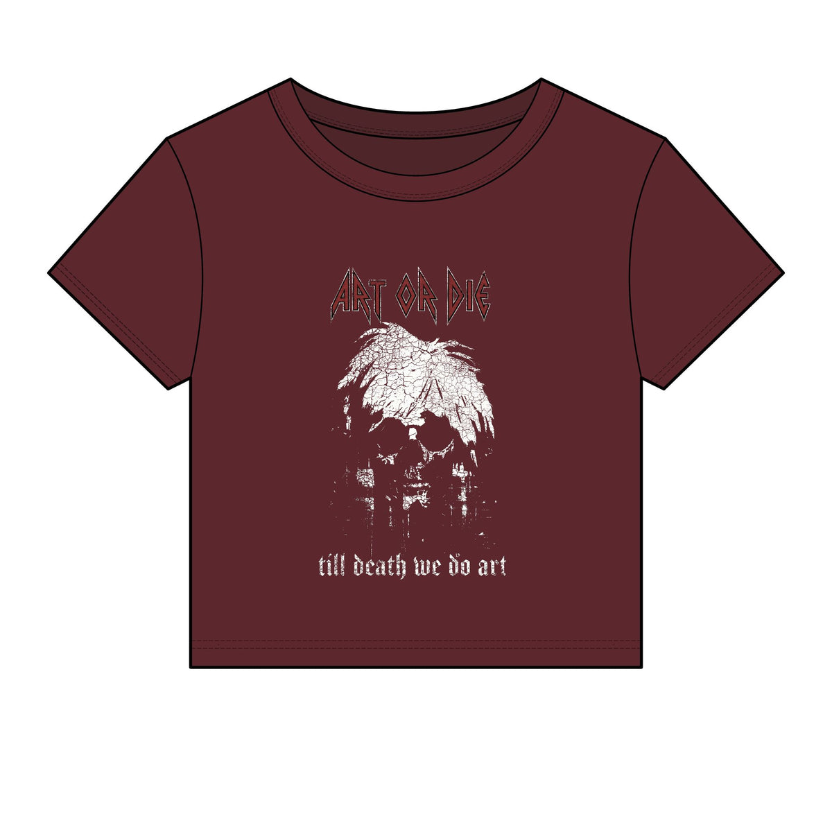 Art Or Die — Till Death — Baby Tee