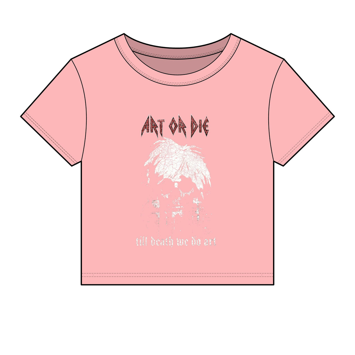 Art Or Die — Till Death — Baby Tee