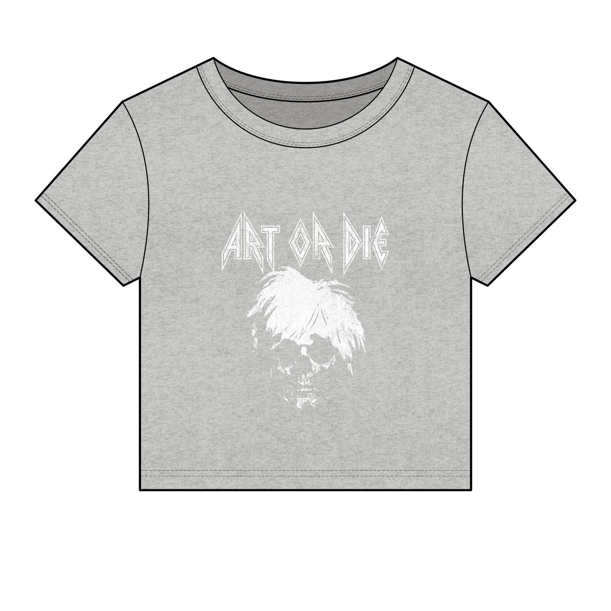 Art Or Die — Warskull — Baby Tee