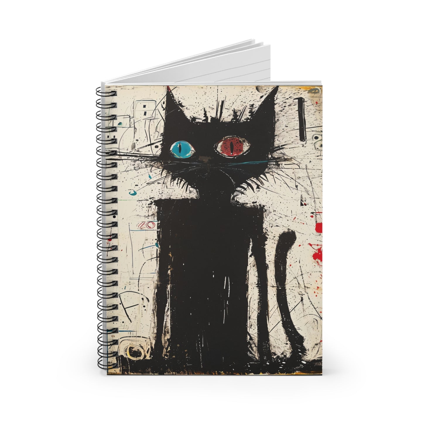 " The Cat" Spiral Notebook - Ruled Line